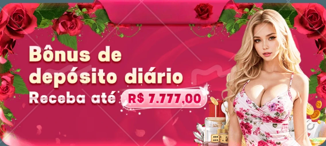Bônus boas-vindas 39ss R$100